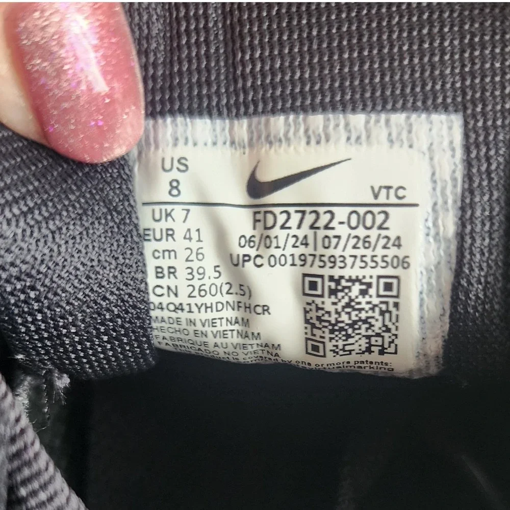 Nike Air Zoom Pegasus 41 Men's Size 8 / Women's 9.5 Black Running Shoes Sneakers